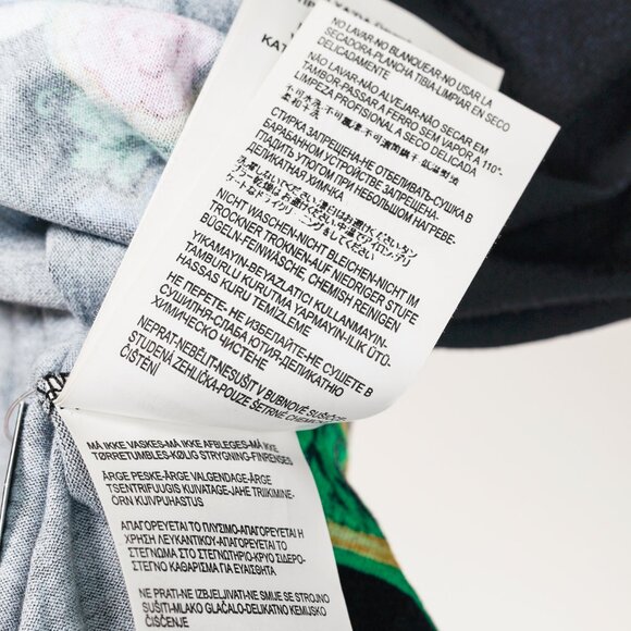 Versace Resort 2018 Black Beverly Palm Graphic Cotton T-Shirt - Picture 12 of 12